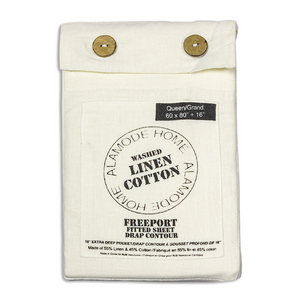 Freeport Linen Cotton Fitted Sheet