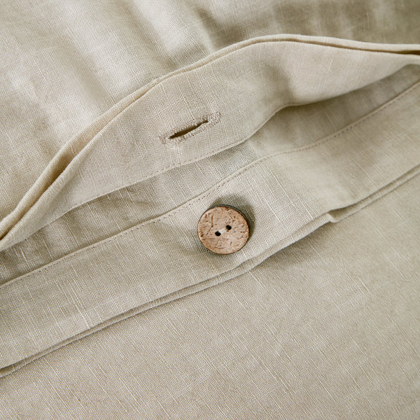Vintage Touch Duvet Cover Set-Undyed