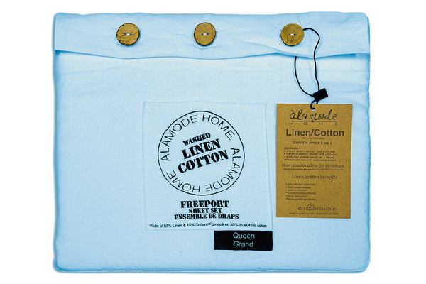 Freeport Linen Cotton Sheet Set