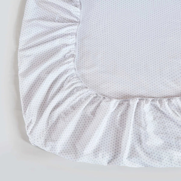Grey Criss Cross Sheet Set