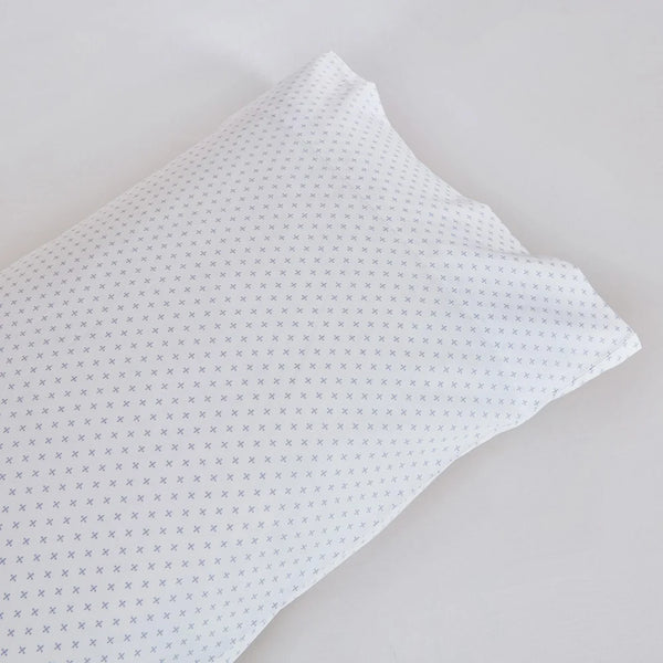 Grey Criss Cross Sheet Set