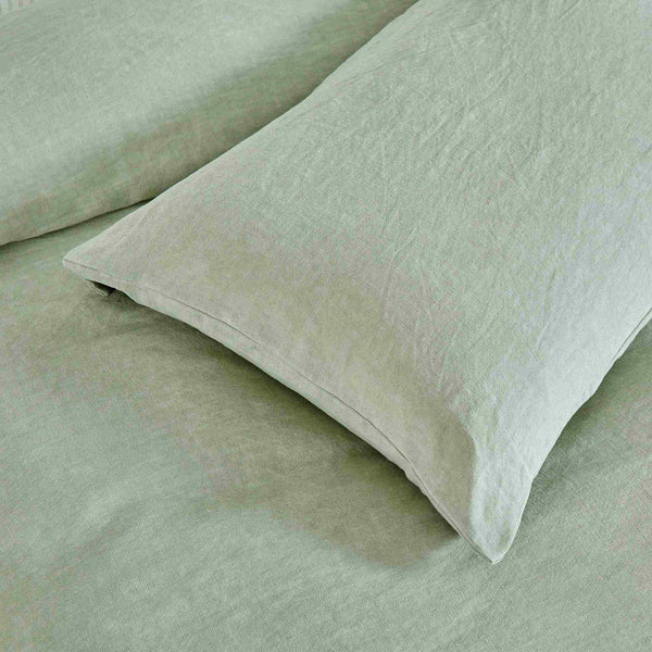 Vintage Touch Duvet Cover Set-Lichen