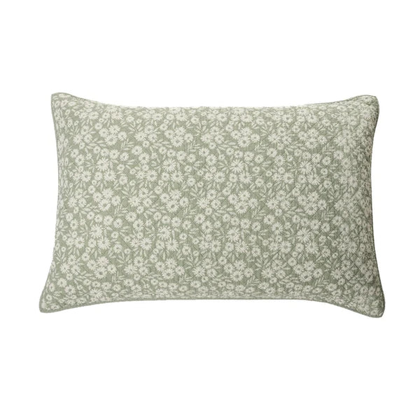 Maggie Green Flowered Quilt