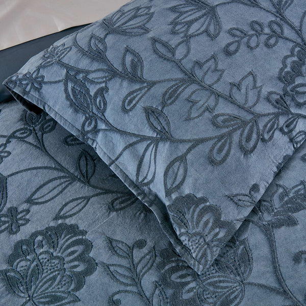 Matrice Blue Duvet Cover Set