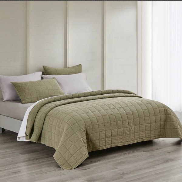Squares Coverlet Set
