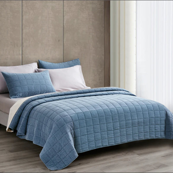 Squares Coverlet Set