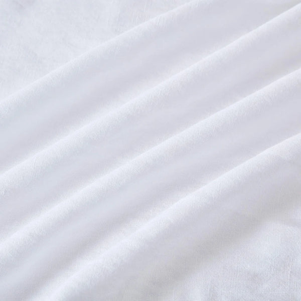 Vintage Touch Duvet Cover Set-White
