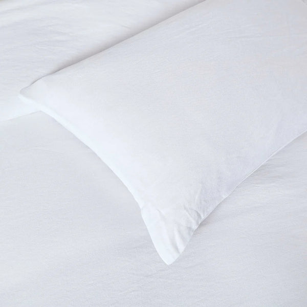 Vintage Touch Duvet Cover Set-White