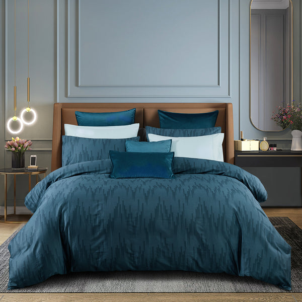 Darian Teal Duvet Cover Set