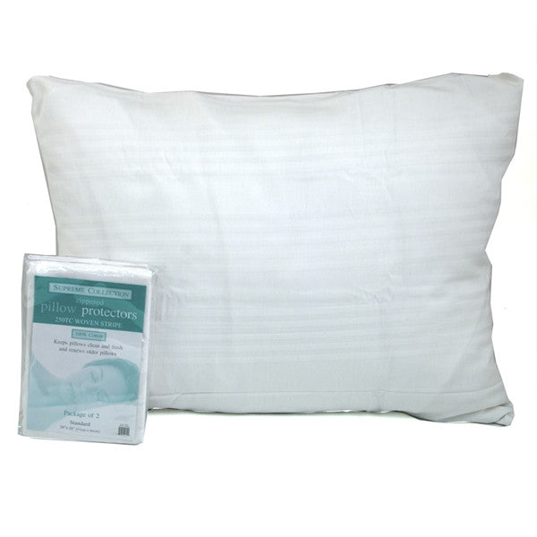Cotton pillow protector pairs