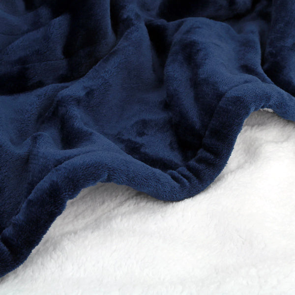 Heated Sherpa Throw Blanket