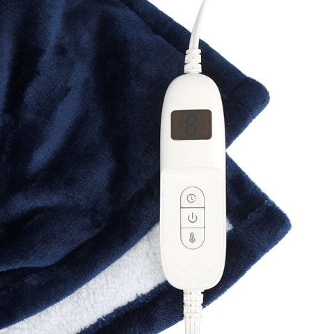 Heated Sherpa Throw Blanket
