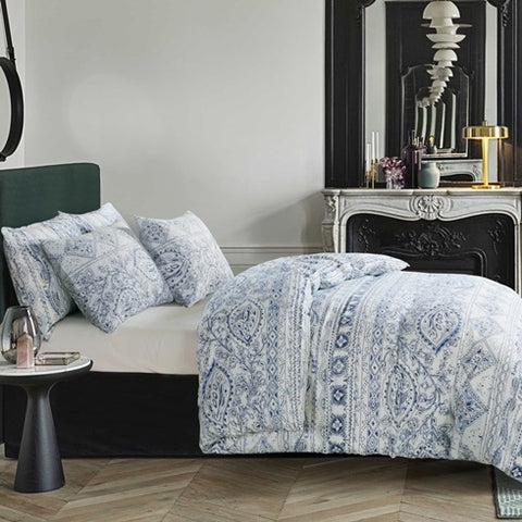 Jasmine Cotton Linen Duvet Cover Set