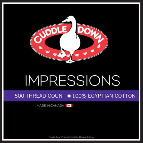 Impressions-500 Thread Count Fitted Sheet